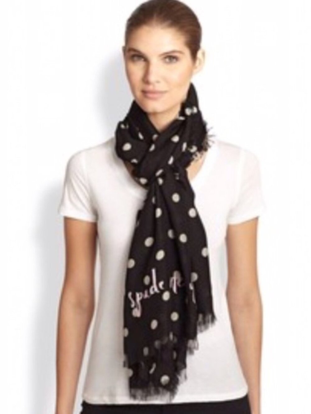 Kate Spade Polka Dot Blanket Scarf